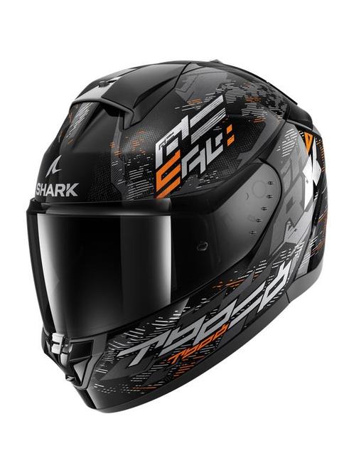 Shark Ridill 2 Molokai - Oranje, Motoren, Kleding | Motorhelmen, S, Shark, Integraalhelm, Verzenden