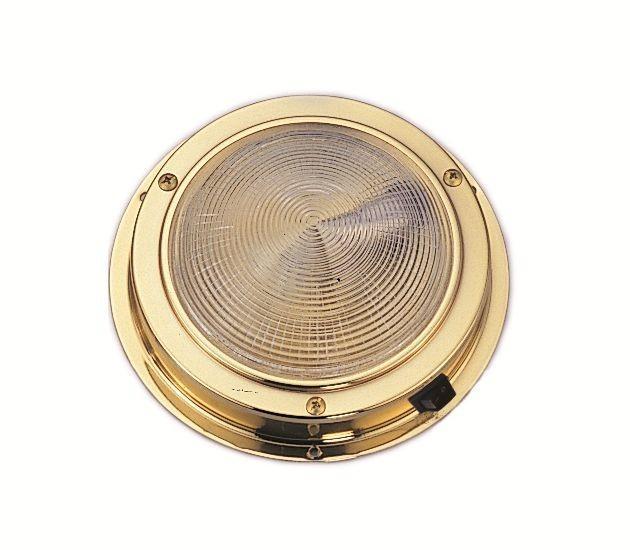 Plafondlamp met 20 x LED, 12 volt, kunststof messingkleur me, Watersport en Boten, Bootonderdelen, Nieuw, Zeilboot of Motorboot