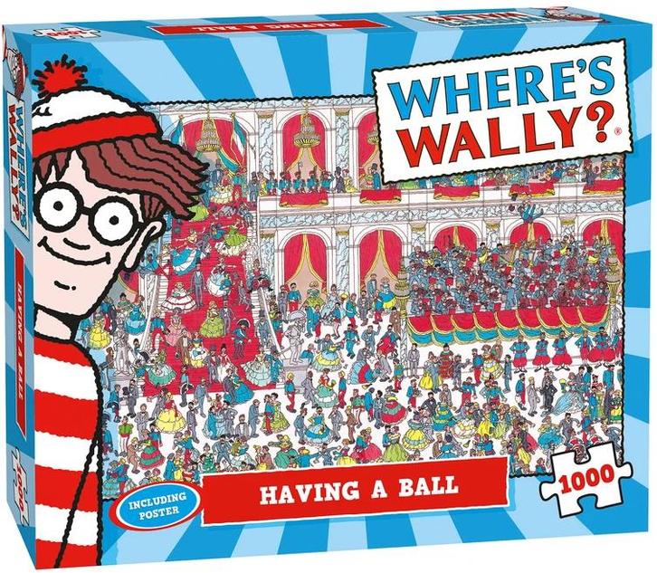 Where is Wally? - Having A Ball Puzzel (1000 stukjes) |, Hobby en Vrije tijd, Denksport en Puzzels, Nieuw, Verzenden