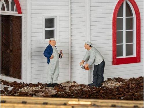 POLA 331909 2 Metselaars (1:22,5, Figuren, Scenery) (1:22,5), Hobby en Vrije tijd, Modelbouw | Figuren en Diorama's, Nieuw, Ophalen of Verzenden