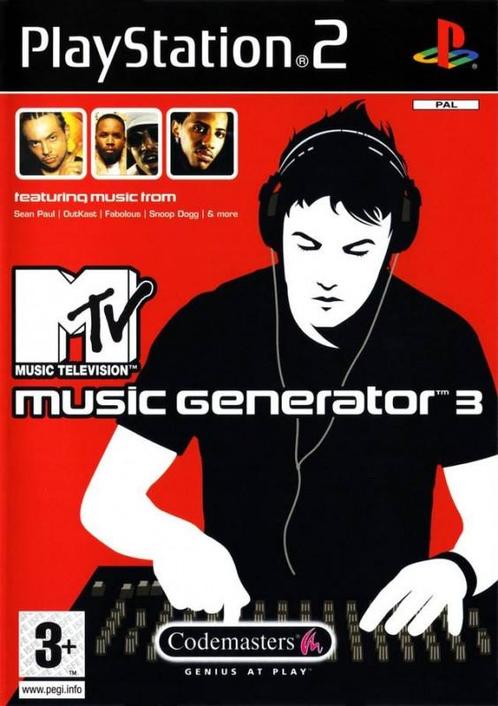 MTV Music Generator 3 (PlayStation 2), Spelcomputers en Games, Games | Sony PlayStation 2, Gebruikt, Verzenden