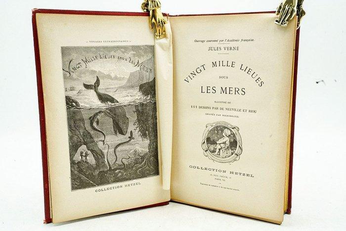 Jules Verne / Neuville et Riou - Vingt mille lieues sous les, Antiek en Kunst, Antiek | Boeken en Bijbels