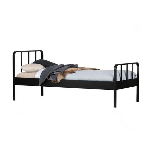 *WOONWINKEL* Woood Mees Bed Metaal Zwart, Huis en Inrichting, Slaapkamer | Bedden, Zwart, Nieuw, Verzenden