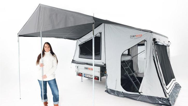 Campwerk Economy onroad, Caravans en Kamperen, Vouwwagens, Grijs, tot en met 2, Campwerk, Ophalen