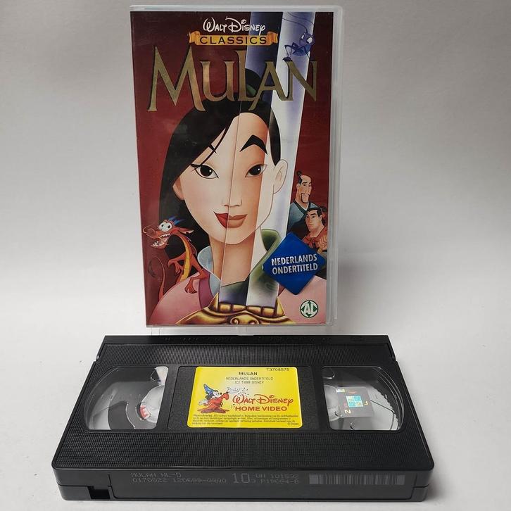 Disney Mulan VHS, Cd's en Dvd's, VHS | Kinderen en Jeugd, Ophalen of Verzenden
