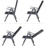 2dekans | Casaria Tuinset 7-delig antraciet aluminium met, Tuin en Terras, Ophalen of Verzenden, Zo goed als nieuw