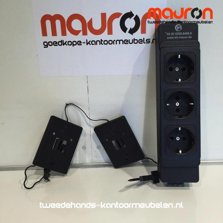 Ahrend - Wieland - 3 Stekker contactdoos voor ESSA systeem, Zakelijke goederen, Kantoor en Winkelinrichting | Kantoormeubilair en Inrichting