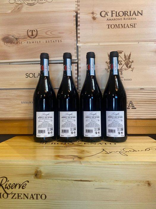 2022 Borgogno, No Name - Piëmont - 4 Flessen (0.75 liter), Verzamelen, Wijnen
