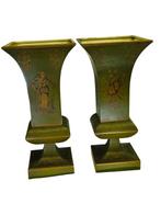 Vaas (2) - metaalplaat - H : 32 cm