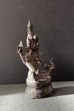 20e eeuw Javaanse bronzen Boeddha - Brons - Indonesië -, Antiek en Kunst