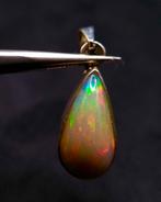 zonder voorbehoud - Ethiopische opaal hanger - Zilver