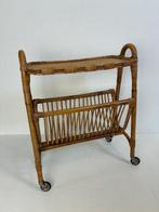 Tijdschriftenhouder - Rattan - Rotan bijzettafel, Antiek en Kunst