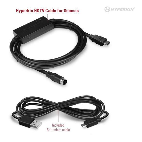 HDTV HDMI Kabel voor Sega Mega Drive II, Spelcomputers en Games, Spelcomputers | Sega, Ophalen of Verzenden