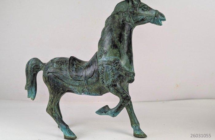Prachtig beeld Tang ( style )paard - Brons - China (Zonder, Antiek en Kunst, Antiek | Overige Antiek