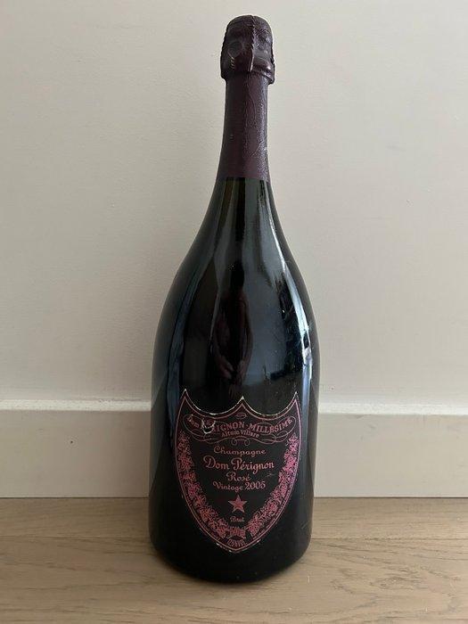 2005 Dom Pérignon - Champagne Rosé - 1 Magnum (1,5 L), Verzamelen, Wijnen