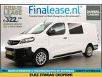 Opel Vivaro 2.0 CDTI L3H1 DC 6 Pers Airco Cruise Cam €322pm, Wit, Nieuw, Lease, Opel