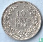 Nederland 10 cents 1880 (munten), Postzegels en Munten, Munten | Nederland, Verzenden, Losse munt, Goud