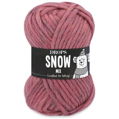 DROPS Snow / Eskimo Mix - 83 mauve - Wol Garen, Hobby en Vrije tijd, Breien en Haken, Ophalen of Verzenden