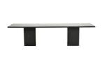 Viking granieten tafel - 240 x 100 cm. - diamond black, Tuin en Terras, Verzenden, Nieuw, Rond, Overige materialen