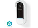 Nedis SmartLife Videodeurbel - Wi-Fi - Batterij Gevoed /, Verzenden, Zo goed als nieuw