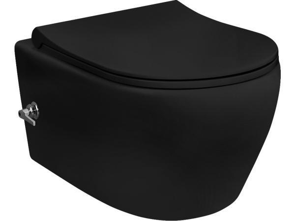 Veiling - Wandclosetpot Randloos Geïntegreerd RVS Bidetkraa, Doe-het-zelf en Verbouw, Sanitair