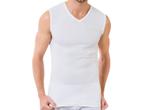 SQOTTON® A-shirt - V-hals - mouwloos - Wit, Kleding | Heren, Verzenden