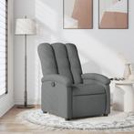 vidaXL Fauteuil verstelbaar stof donkergrijs, Huis en Inrichting, Fauteuils, Verzenden, Nieuw