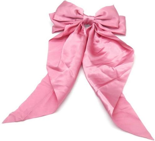Grote roze haarstrik, Sieraden, Tassen en Uiterlijk, Uiterlijk | Haarverzorging, Haarspeld, Nieuw, Verzenden