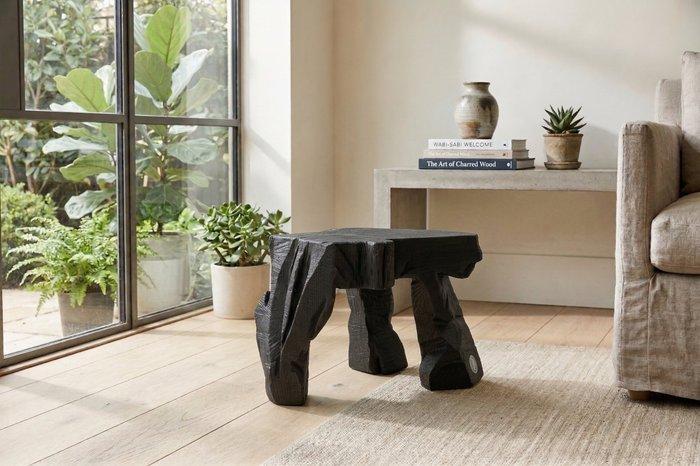 Logniture - Bijzettafel - Japanse stijl - Hout, Antiek en Kunst, Kunst | Designobjecten