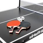 VirtuFit Mini Tafeltennistafel TT160 - Met 2 Batjes en 3, Sport en Fitness, Tafeltennis, Verzenden, Nieuw