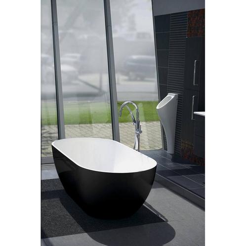 Vrijstaand Bad Sapho Reduta Marmer 170x80x58 cm Wit / Zwart, Doe-het-zelf en Verbouw, Sanitair, Ophalen of Verzenden