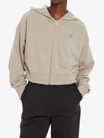 -30% Calvin Klein  Calvin Klein Ck embro badge zip-t, pcf  m, Kleding | Dames, Truien en Vesten, Verzenden, Nieuw, Beige