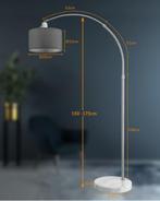 Booglamp, retro lamp, vloerlamp, Edelstaal, gebogen vloer..., Verzenden, Nieuw