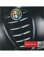 2003 2004 ALFA ROMEO PROGRAMMA BROCHURE DUITS, Boeken, Auto's | Folders en Tijdschriften, Nieuw, Alfa Romeo, Author