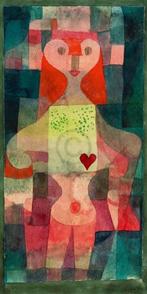 Kunstdruk Paul Klee - Herzdame 60x80cm, Verzenden, Nieuw