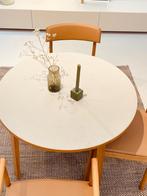 Normann Copenhagen Slice tafel + Timb stoelen | Design set, Huis en Inrichting, Tafels | Eettafels, Ophalen, 50 tot 100 cm, 50 tot 100 cm