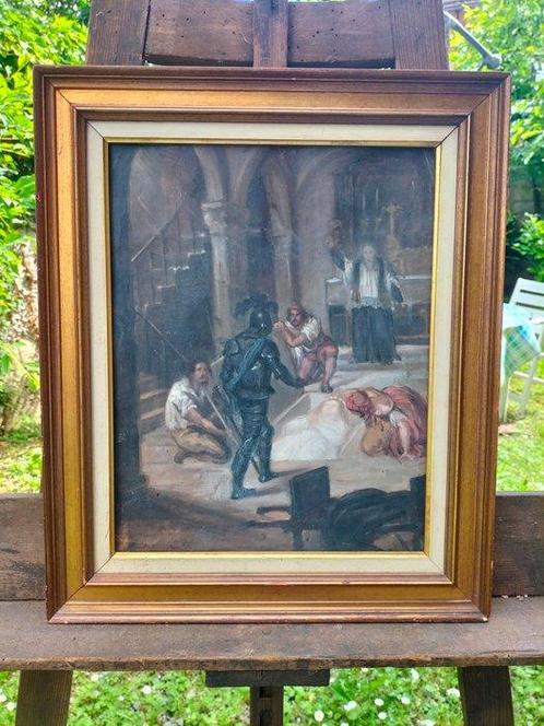 Emilio Giuseppe Ravioli (1891-1970) - Ettore Fieramosca e, Antiek en Kunst, Kunst | Schilderijen | Klassiek