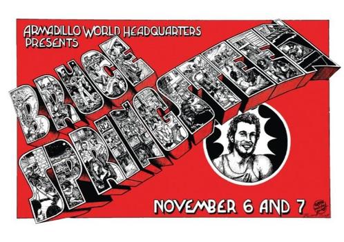 Posters - Poster Springsteen, Bruce - Armadillo, Verzamelen, Muziek, Artiesten en Beroemdheden, Zo goed als nieuw, Verzenden