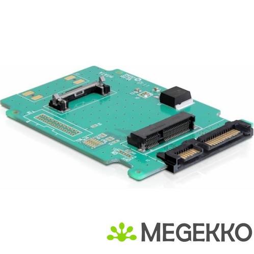 Delock 61881 Converter SATA 22-pins naar mSATA volledige, Computers en Software, Netwerkkaarten, Nieuw, Verzenden