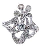 Ring Platina Diamant (Natuurlijk) - Diamant, Sieraden, Tassen en Uiterlijk, Ringen, Nieuw