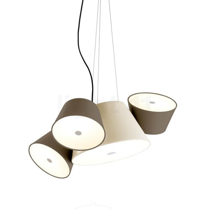 Marset Tam Tam Mini, gebroken wit/bruingrijs (Hanglampen), Huis en Inrichting, Lampen | Hanglampen, Nieuw, Verzenden