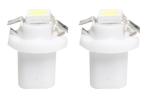 B8.5d auto lamp 2 stuks wit | LED dashboardverlichting - klo, Verzenden, Nieuw