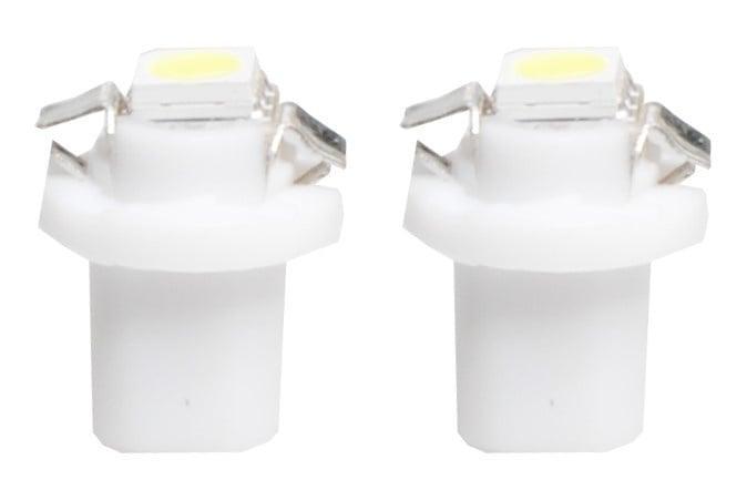 B8.5d auto lamp 2 stuks wit | LED dashboardverlichting - klo, Auto-onderdelen, Verlichting, Nieuw, Verzenden