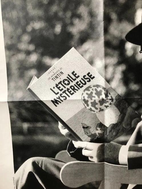 Tintin - 1 Reclame lithografische affiche van Tintin voor, Boeken, Stripboeken