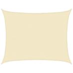 Zonnescherm 6x7m hdpe cremekleurig | retourdeal 35% korting, Tuin en Terras, Overige typen, 450 cm of meer, Ophalen of Verzenden