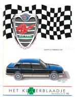 2001 ALFA ROMEO CLUB HET KLAVERBLAADJE 93 NEDERLANDS, Nieuw, Alfa Romeo, Author