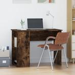 vidaXL Bureau 100x55x75 cm bewerkt hout gerookt eikenkleurig, Huis en Inrichting, Bureaus, Verzenden, Nieuw