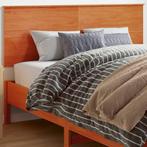 vidaXL Hoofdbord 160 cm massief grenenhout wasbruin, Verzenden, Nieuw, Bruin, Hout