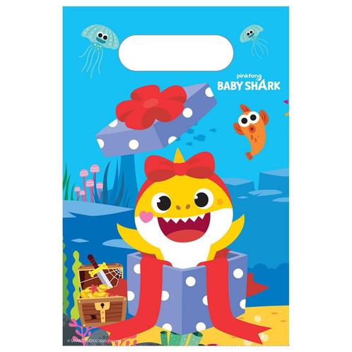 Uitdeelzakjes Baby Shark (8st), Hobby en Vrije tijd, Feestartikelen, Nieuw, Ophalen of Verzenden