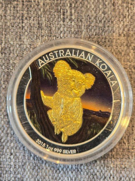 Australië. 1 Dollar 2015 Koala at night (Zonder, Postzegels en Munten, Munten | Europa | Niet-Euromunten